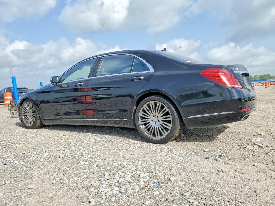 2017 Mercedes-benz S-klasse VIN WDDUG8CB8HA313057 COPART salvage auction — WATER/FLOOD, Tx - Salvage Title-Flood Damage, sold $8,500 on 2026-07-09 (photo 2)