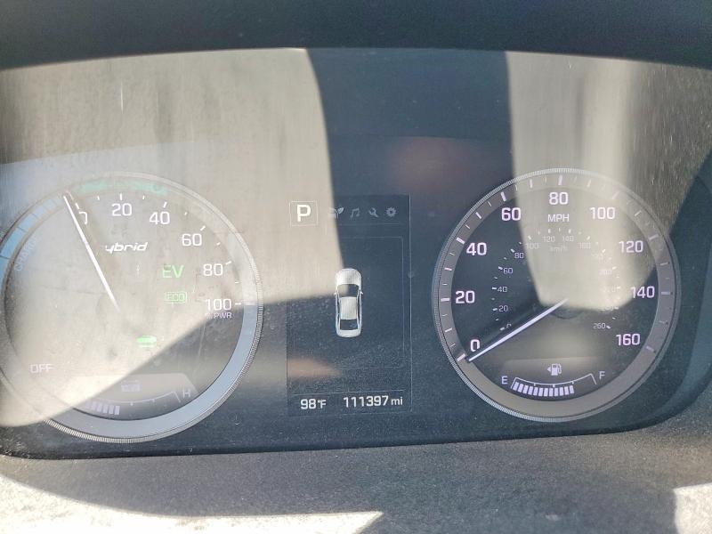 2017 Hyundai Sonata VIN KMHE34L10HA046664 COPART salvage auction — SIDE, Ut - Salvage Certificate, sold $150 on 2026-07-21 (photo 9)