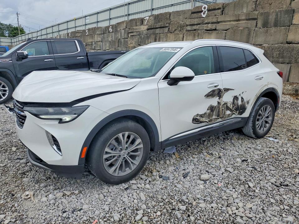 2022 Buick Envision VIN LRBAZLR47ND125934 COPART salvage auction — FRONT END, Oh - Cert Of Title-Salvage, sold $3,200 on 2026-07-24 (photo 1)