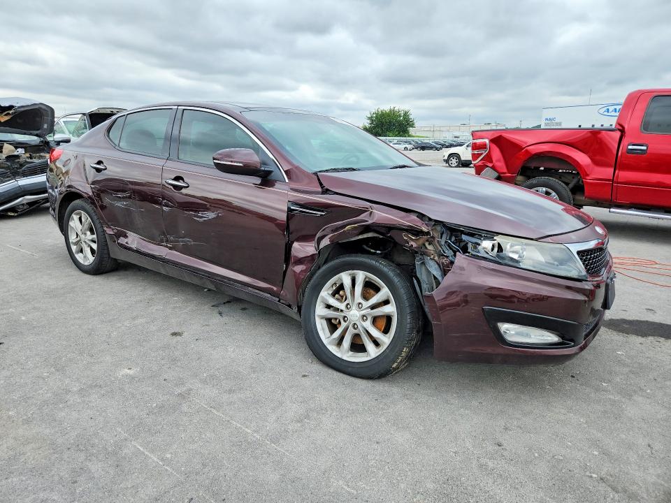 2013 Kia Optima VIN 5XXGN4A79DG093768 COPART salvage auction — SIDE, Ok - Cert Of Title-Salvage, sold $675 on 2026-07-06 (photo 4)