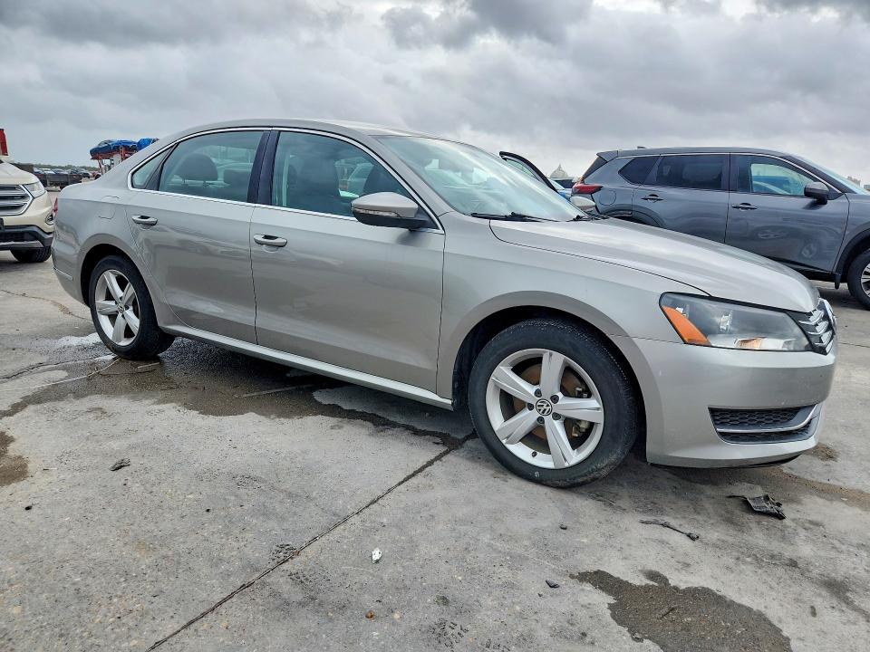 2012 Volkswagen Passat VIN 1VWBH7A37CC103497 COPART salvage auction — MECHANICAL, LA - CERTIFICATE OF TITLE, sold $1,401 on 2026-07-02 (photo 4)