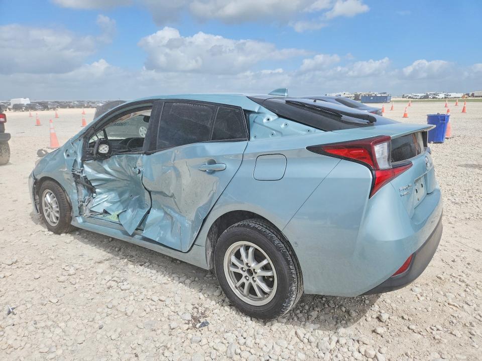 2020 Toyota VIN JTDL9RFU0L3019393 COPART salvage auction — SIDE, TX - SALVAGE VEHICLE TITLE, sold $1,350 on 2026-07-23 (photo 2)