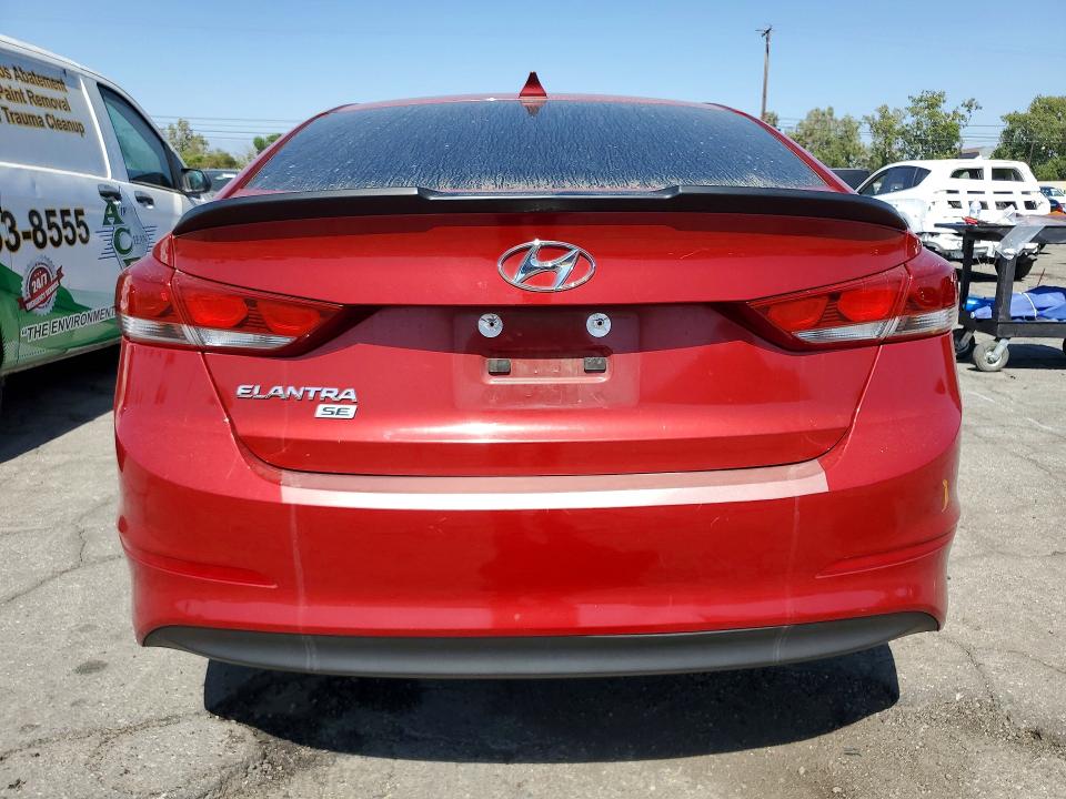 2017 Hyundai Elantra VIN KMHD74LFXHU304084 COPART salvage auction — MINOR DENT/SCRATCHES, Ca - Dis/Dlr/Exp Only Clean Title, sold $1,350 on 2026-07-06 (photo 6)