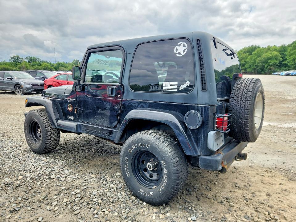 2001 Jeep Wrangler / VIN 1J4FA59S91P316718 COPART salvage auction — MECHANICAL, Ma - Cert Of Title-Reconstrctd Coll, sold $800 on 2026-07-22 (photo 2)