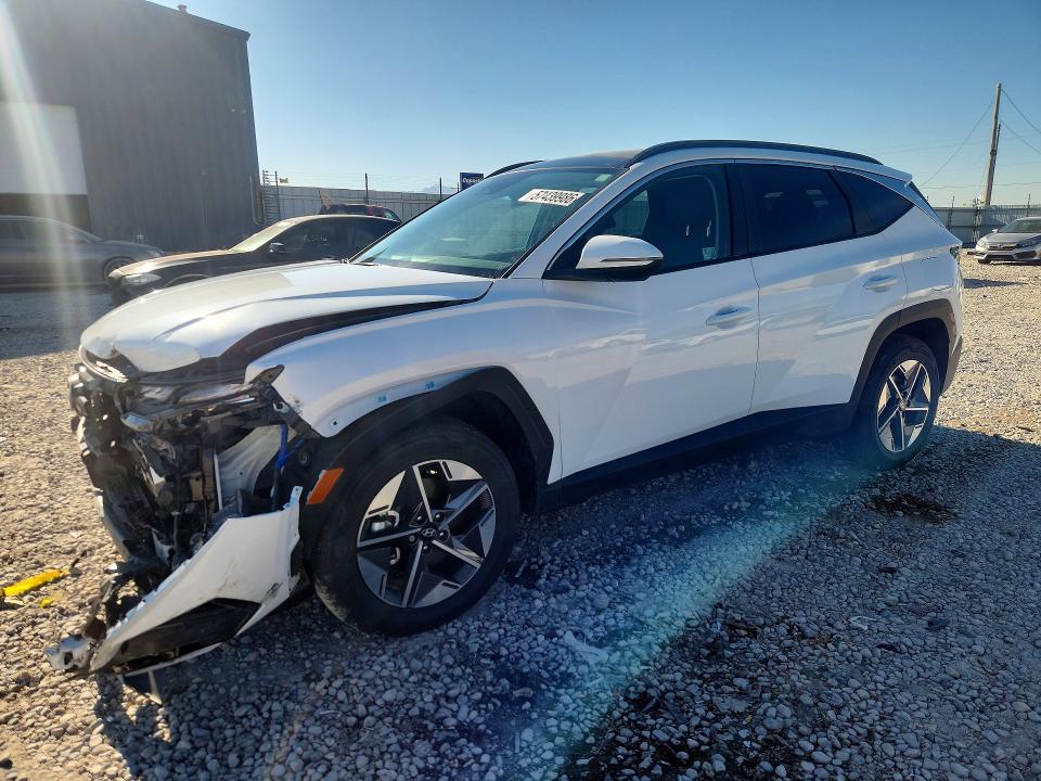2025 Hyundai Tucson VIN KM8JCDD14SU262438 COPART salvage auction — FRONT END, Ut - Salvage Certificate, sold $4,000 on 2026-07-24 (photo 1)