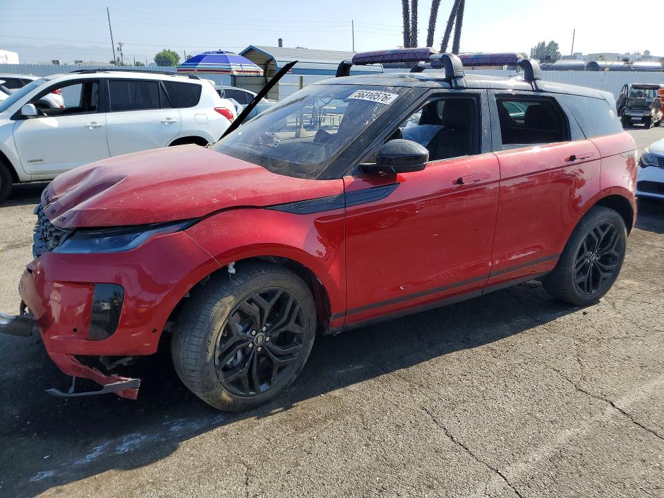 2020 Land rover VIN SALZP2FX1LH062413 COPART salvage auction — FRONT END, Ca - Salvage Certificate, sold $4,050 on 2026-07-28 (photo 1)