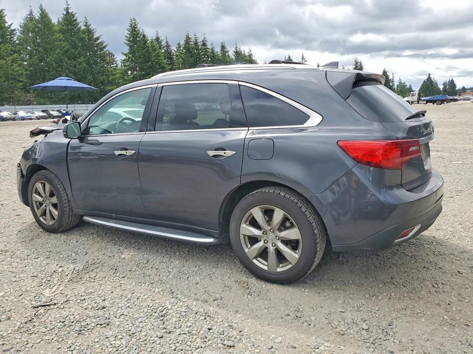 2015 Acura Mdx VIN 5FRYD4H89FB032303 COPART salvage auction — FRONT END, Wa - Bill Of Sale, sold $1,300 on 2026-07-17 (photo 2)