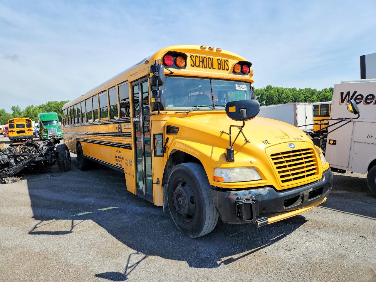 2012 Bluebird All models VIN 1BAKGCPA3CF287902 COPART salvage auction — Normal Wear, MO - CERTIFICATE OF TITLE, sold $1,400 on 2026-09-08 (photo 1)