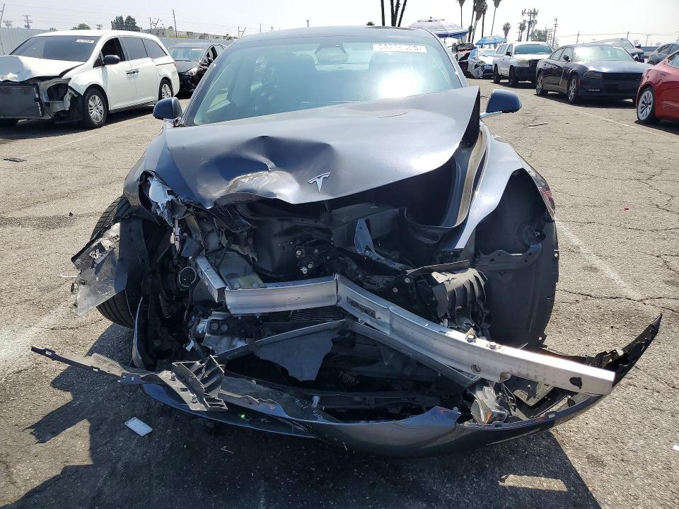 2019 Tesla Model 3 VIN 5YJ3E1EB5KF386823 COPART salvage auction — FRONT END, Ca - Salvage Certificate, sold $3,250 on 2026-07-07 (photo 5)
