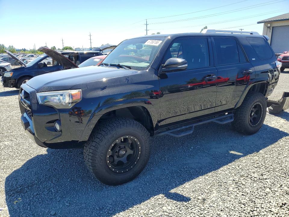 2016 Toyota 4runner VIN JTEBU5JR0G5384023 COPART salvage auction — REAR END, Or - Salvage Title Certificate, sold $6,900 on 2026-07-21 (photo 1)