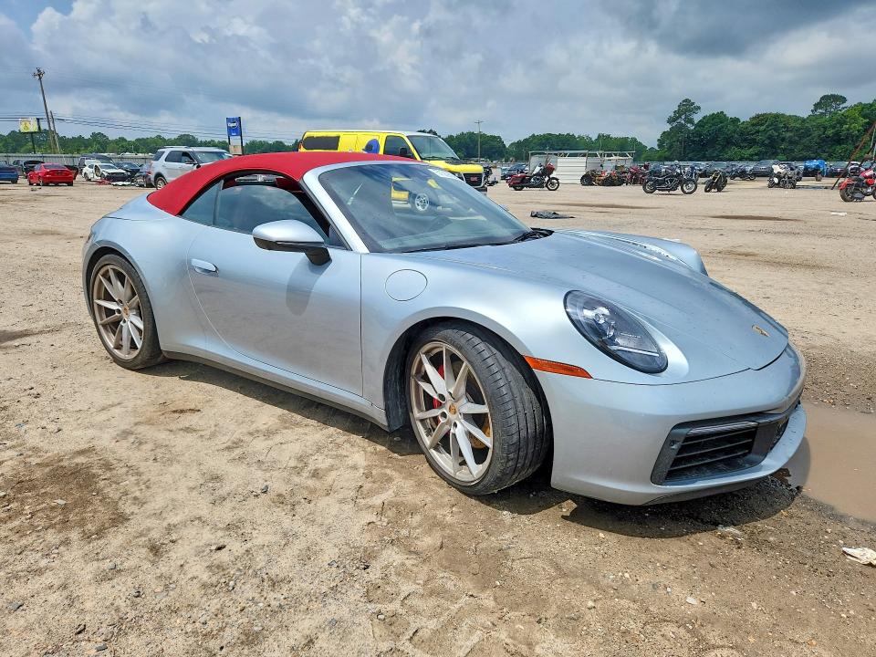 2020 Porsche 911 VIN WP0CB2A9XLS262598 COPART salvage auction — FRONT END, Fl - Cert Of Title Slvg Rebuildable, sold $50,000 on 2026-07-02 (photo 4)