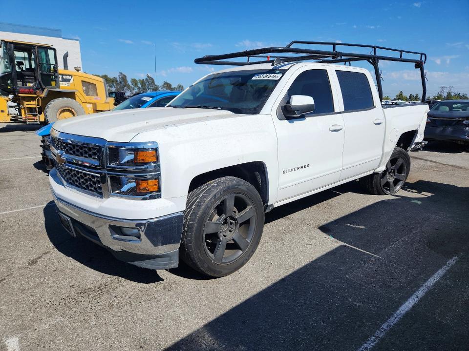 2015 Chevrolet VIN 3GCPCREC8FG215434 COPART salvage auction — REAR END, Ca - Salvage Certificate, sold $2,200 on 2026-07-02 (photo 1)