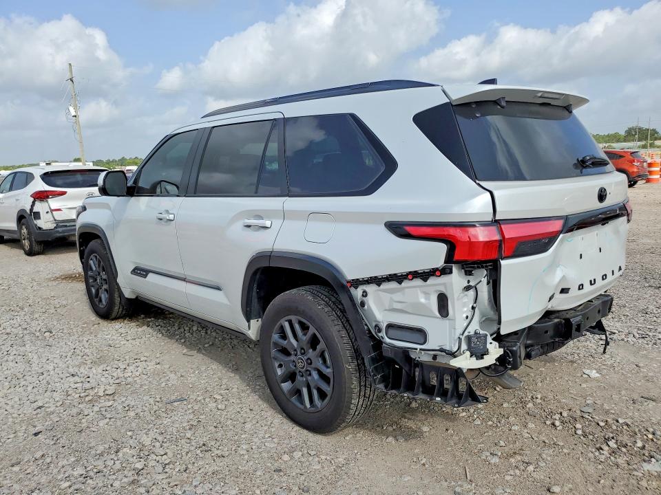 2026 Toyota Sequoia VIN 7SVAAABA8TX077925 COPART salvage auction — REAR END, TX - SALVAGE VEHICLE TITLE (P), sold $60,000 on 2026-08-13 (photo 2)