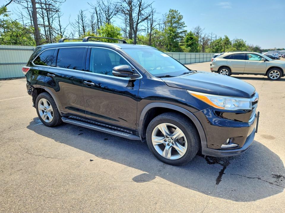 2016 Toyota Highlander VIN 5TDDKRFH8GS246038 COPART salvage auction — REAR END, Ny - Mv-907A Salvage Certificate, sold $10,700 on 2026-07-06 (photo 4)