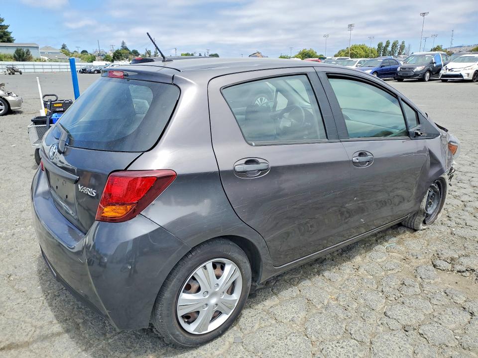 2015 Toyota Yaris VIN VNKKTUD38FA039506 COPART salvage auction — FRONT END, CA - SALVAGE CERTIFICATE, sold $1,550 on 2026-07-10 (photo 3)