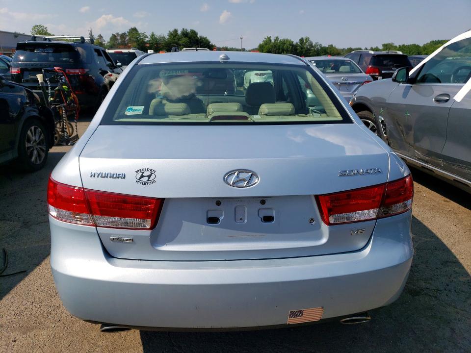 2008 Hyundai Sonata VIN 5NPEU46F28H298644 COPART salvage auction — FRONT END, CT - CERT OF TITLE-SALVAGE, sold $575 on 2026-07-14 (photo 6)