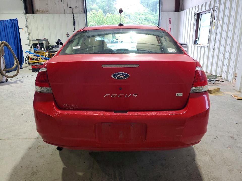 2008 Ford Focus VIN 1FAHP35N78W147788 COPART salvage auction — FRONT END, Wv - Salvage Certificate, sold $175 on 2026-07-02 (photo 6)