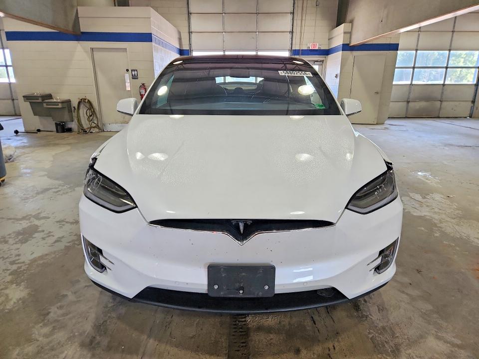 2020 Tesla Model x VIN 5YJXCDE25LF300470 COPART salvage auction — VANDALISM, Va - Cert Of Title - Salvage, sold $11,200 on 2026-08-21 (photo 5)