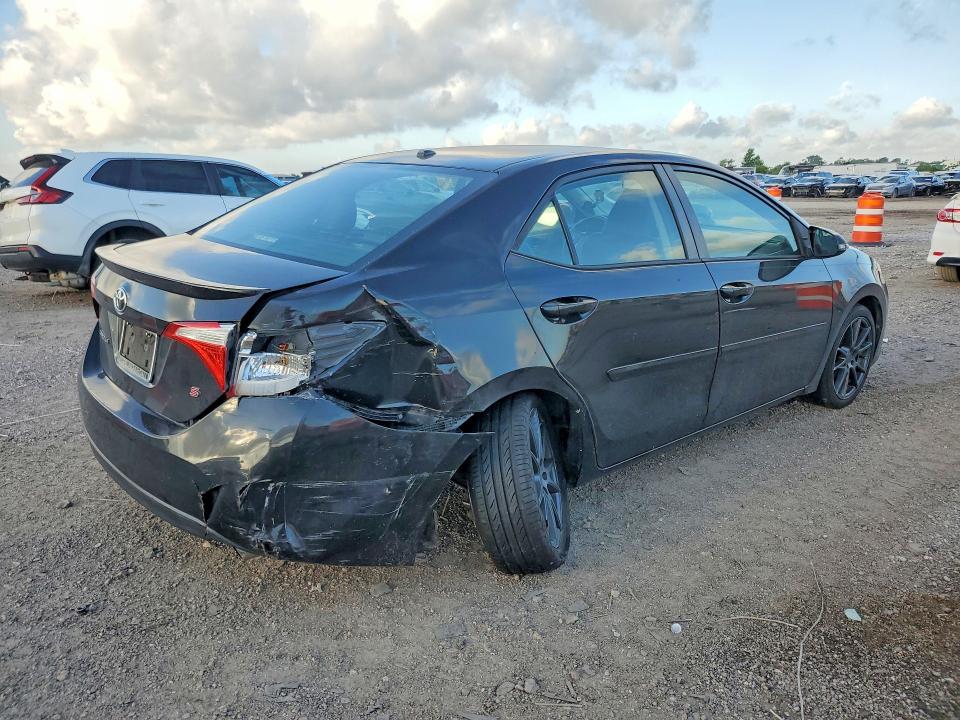 2014 Toyota Corolla VIN 5YFBURHE6EP051405 COPART salvage auction — REAR END, TX - SALVAGE VEHICLE TITLE, sold $2,350 on 2026-07-02 (photo 3)