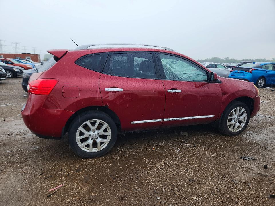 2011 Nissan Rogue VIN JN8AS5MV5BW315284 COPART salvage auction — FRONT END, Il - Salvage Certificate, sold $475 on 2026-07-14 (photo 3)