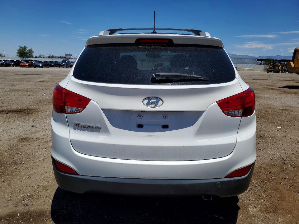 2014 Hyundai Tucson VIN KM8JU3AG9EU931923 COPART salvage auction — FRONT END, Az - Cert Of Title - Salvage, sold $1,700 on 2026-07-06 (photo 6)