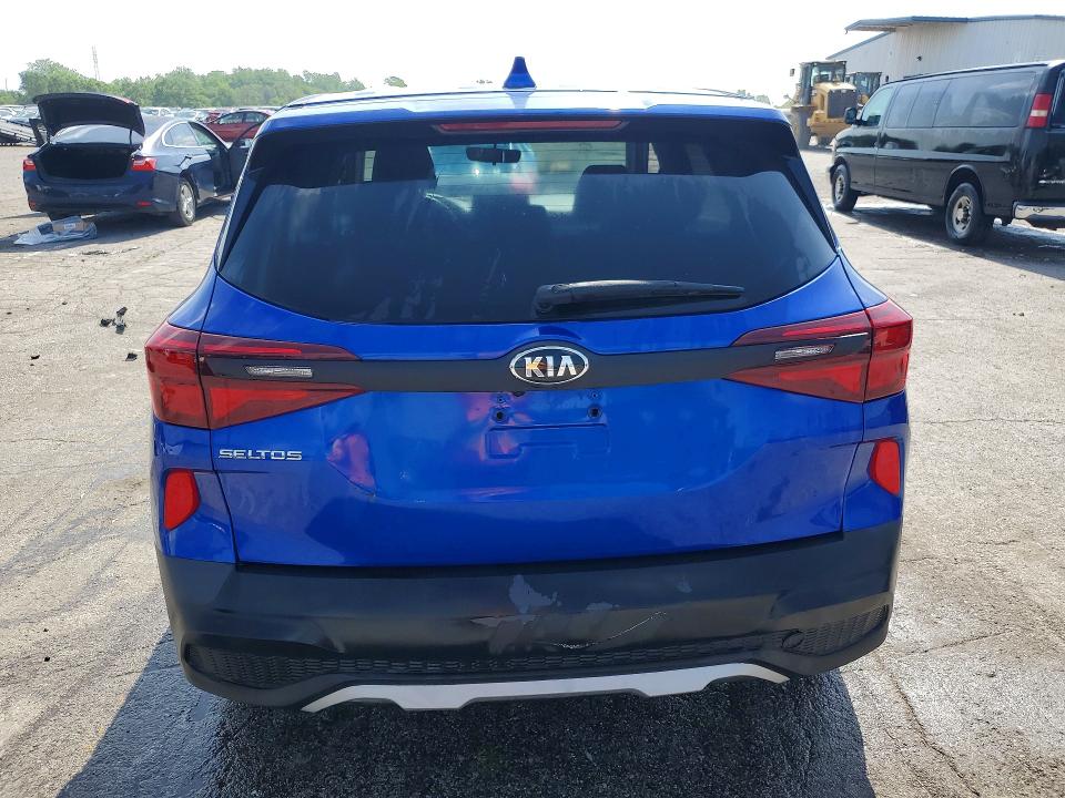 2021 Kia Seltos VIN KNDEPCAA4M7047992 COPART salvage auction — REAR END, WV - CERTIFICATE OF TITLE, sold $6,000 on 2026-07-24 (photo 6)