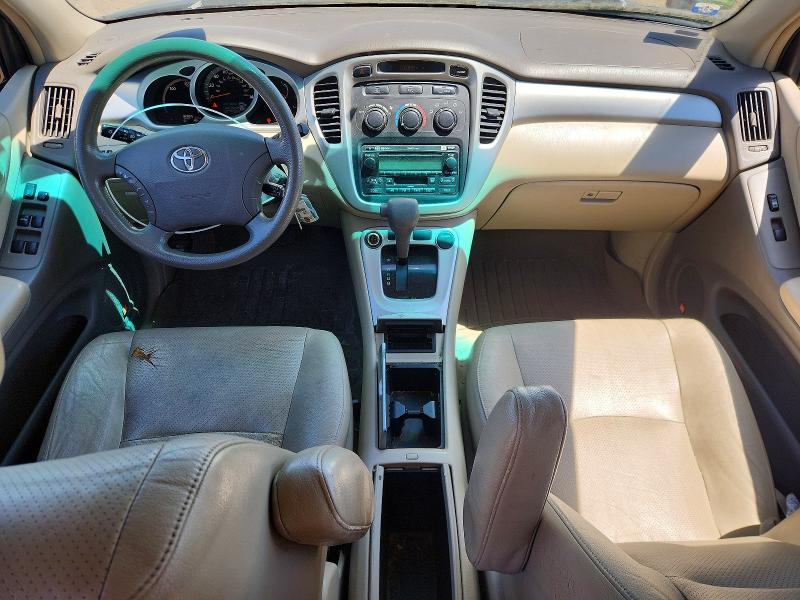 2007 Toyota Highlander VIN JTEHW21A570044909 COPART salvage auction — MECHANICAL, Il - Certificate Of Title, sold $675 on 2026-07-28 (photo 8)
