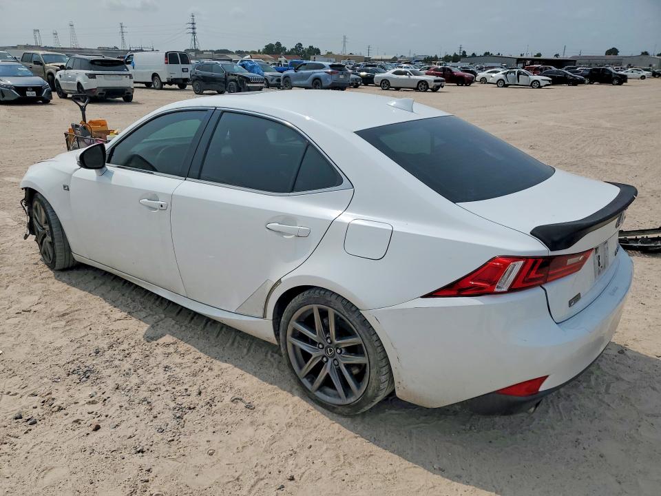 2015 Lexus Is VIN JTHBE1D2XF5021587 COPART salvage auction — FRONT END, Tx - Salvage Vehicle Title, sold $7,300 on 2026-07-28 (photo 2)