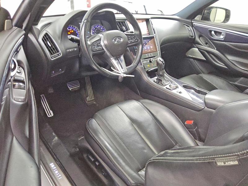 2017 Infiniti Q60 VIN JN1FV7EL1HM701953 COPART salvage auction — MINOR DENT/SCRATCHES, TX - CERTIFICATE OF TITLE, sold $4,000 on 2026-07-14 (photo 8)