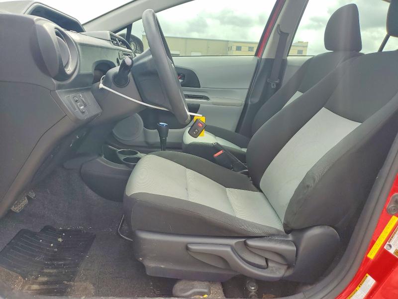 2014 Toyota Prius VIN JTDKDTB37E1566471 COPART salvage auction — FRONT END, Tx - Salvage Vehicle Title, sold $900 on 2026-07-06 (photo 7)