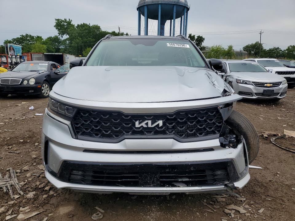 2022 Kia VIN 5XYRKDLF5NG110696 COPART salvage auction — FRONT END, Mi - Certificate Of Title, sold $12,200 on 2026-07-29 (photo 5)