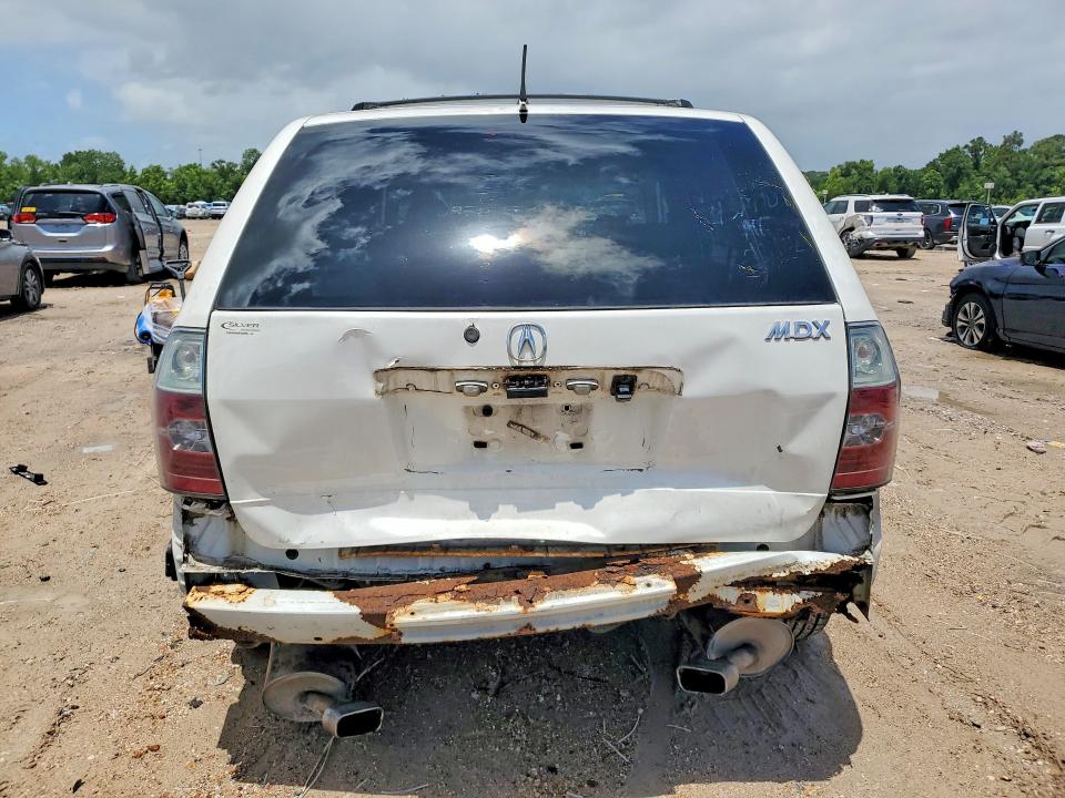 2004 Acura Mdx VIN 2HNYD18934H530426 COPART salvage auction — REAR END, TX - SALVAGE VEHICLE TITLE, sold $425 on 2026-07-02 (photo 6)