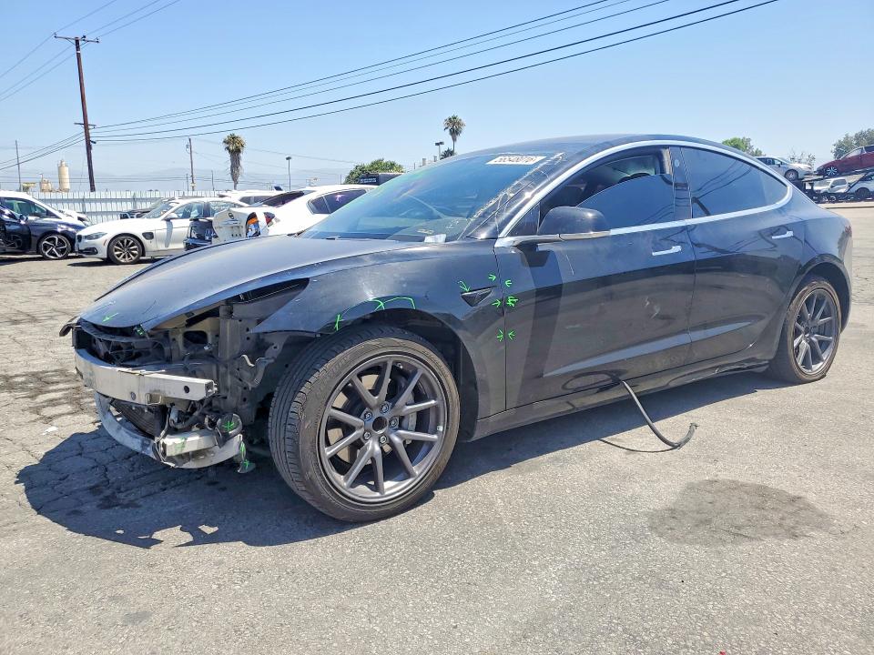 2020 Tesla Model 3 VIN 5YJ3E1EA5LF613307 COPART salvage auction — FRONT END, Salvage Title, sold $3,200 on 2026-07-13 (photo 1)