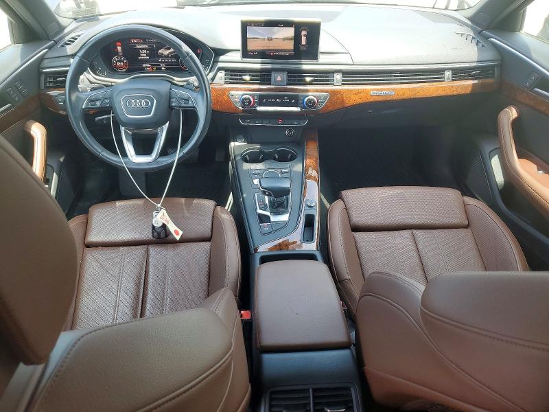 2018 Audi A4 VIN WA19NAF49JA016132 COPART salvage auction — FRONT END, VA - CERT OF TITLE - SALVAGE, sold $11,600 on 2026-07-29 (photo 8)