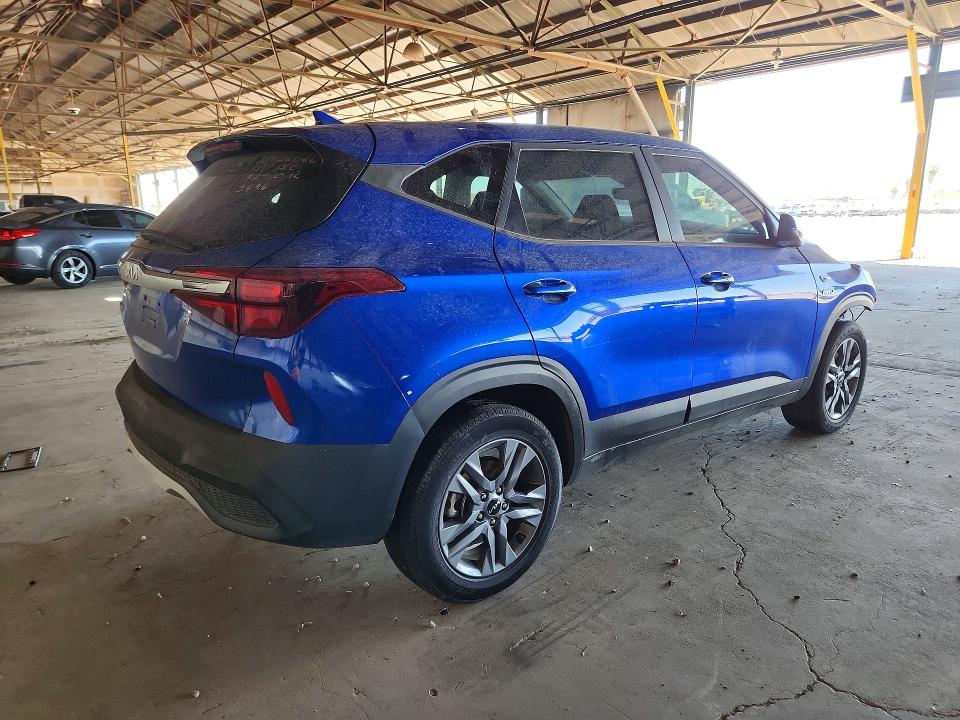 2023 Kia Seltos VIN KNDEPCAA5P7362496 COPART salvage auction — FRONT END, Az - Certificate Of Title, sold $2,050 on 2026-07-15 (photo 3)
