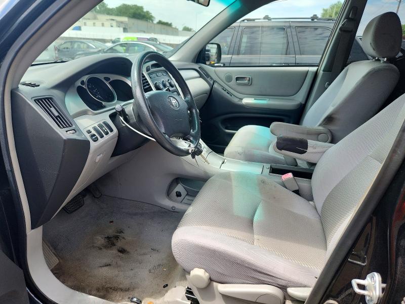 2007 Toyota Highlander VIN JTEEP21A070199948 COPART salvage auction — FRONT END, Ct - Cert Of Title-Salvage, sold $725 on 2026-07-07 (photo 7)