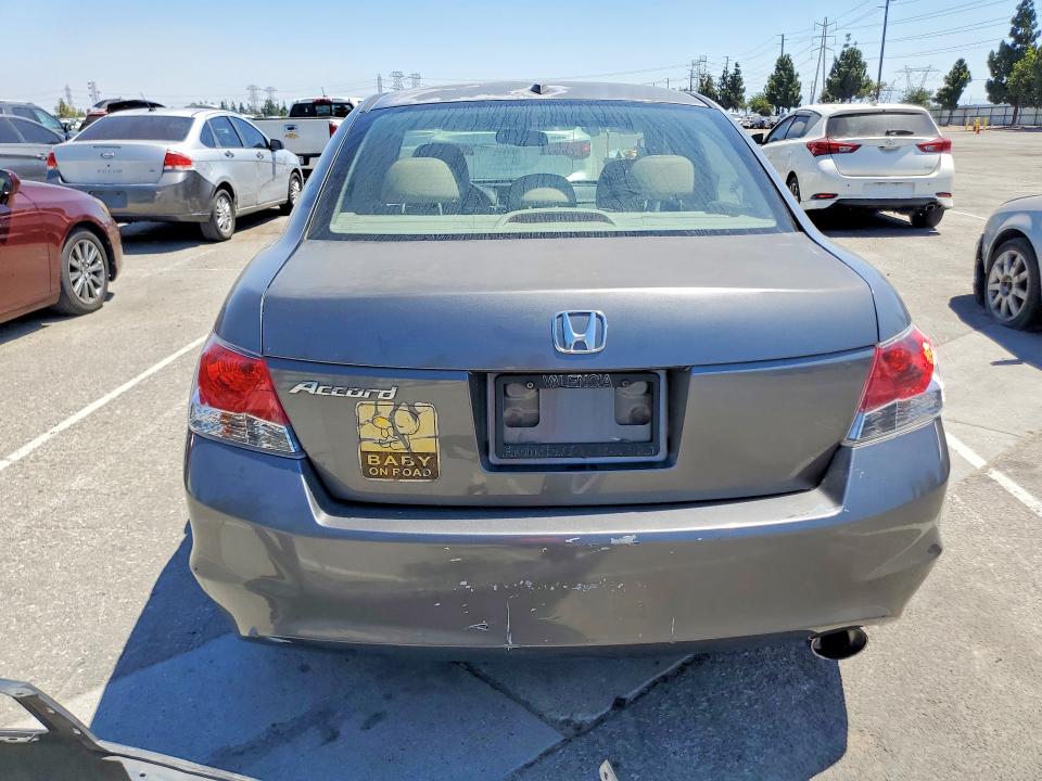 2008 Honda Accord VIN JHMCP26858C049592 COPART salvage auction — FRONT END, CA - SALVAGE CERTIFICATE, sold $500 on 2026-07-28 (photo 6)
