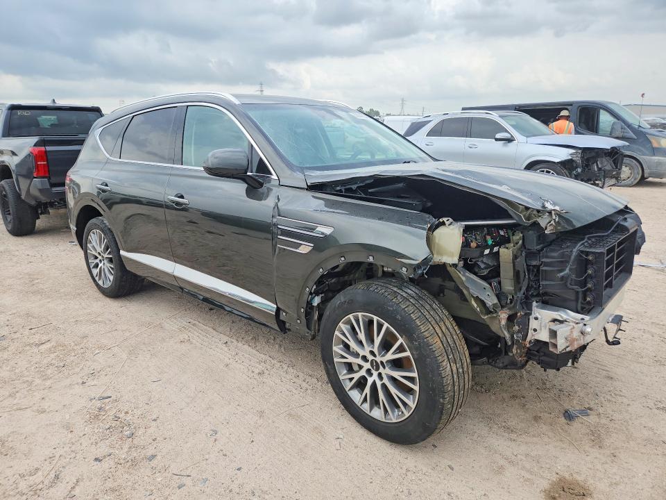 2025 Genesis Gv80 VIN KMUHFESB1SU236470 COPART salvage auction — FRONT END, Az - Cert Of Title - Salvage, sold $16,500 on 2026-07-10 (photo 4)