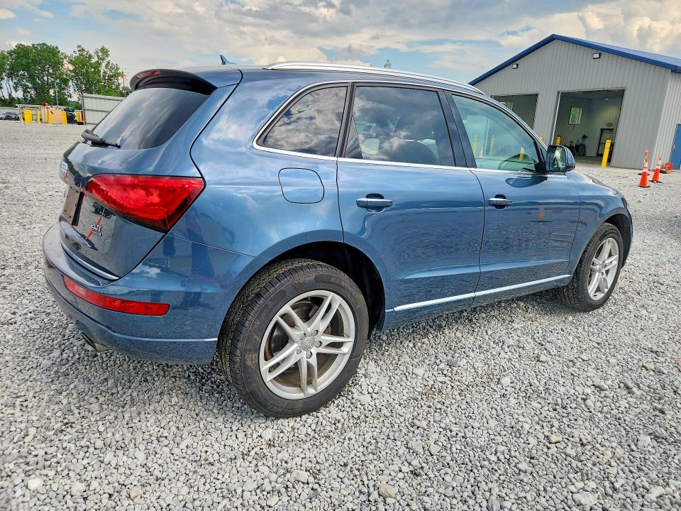 2017 Audi Q5 VIN WA1L2AFP2HA019652 COPART salvage auction — FRONT END, Oh - Cert Of Title-Salvage, sold $90 on 2026-07-24 (photo 3)