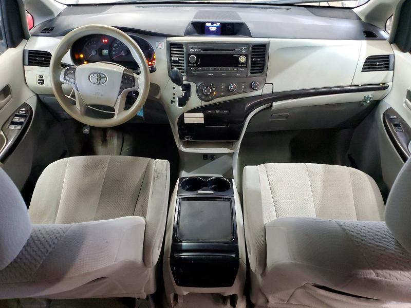 2012 Toyota Sienna VIN 5TDKK3DC0CS240935 COPART salvage auction — REAR END, Ny - Cert Of Title-Rebuilt Salvage (P), sold $2,900 on 2026-07-03 (photo 8)