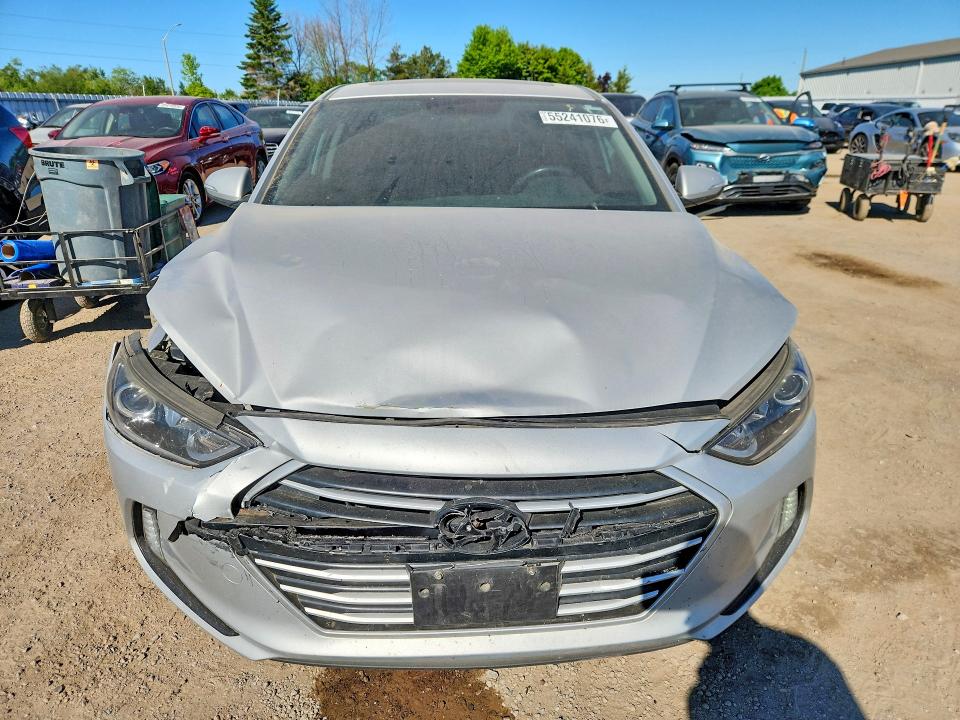 2017 Hyundai Elantra VIN KMHD84LF0HU190366 COPART salvage auction — REAR END, On - Permit Salvage, sold $2,950 on 2026-07-02 (photo 5)
