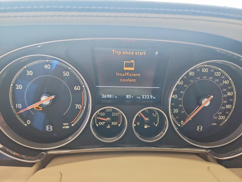 2016 Bentley Flying spur VIN SCBET9ZA9G8053145 COPART salvage auction — FRONT END, Salvage Title, sold $28,250 on 2026-09-10 (photo 9)