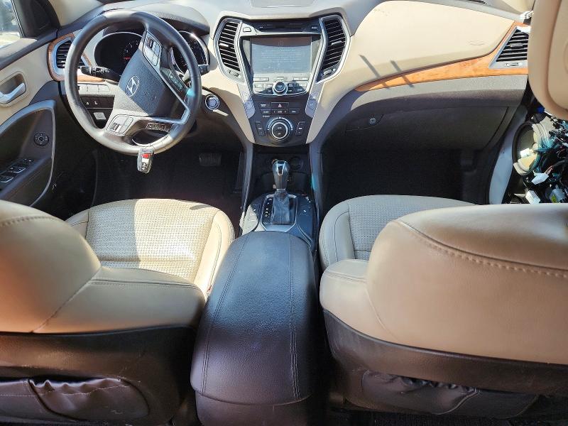 2013 Hyundai Santa fe VIN 5XYZUDLB6DG041751 COPART salvage auction — FRONT END, CA - SALVAGE CERTIFICATE, sold $2,400 on 2026-07-17 (photo 8)