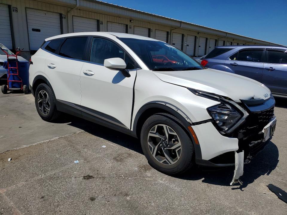 2023 Kia Sportage VIN KNDPUCAF5P7037585 COPART salvage auction — FRONT END, Ky - Bill Of Sale/Part Only/No Titl, sold $275 on 2026-07-27 (photo 4)