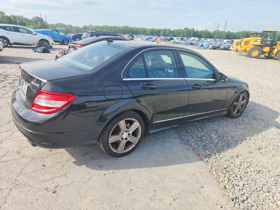 2010 Mercedes-benz C class VIN WDDGF8BB6AR106711 COPART salvage auction — FRONT END, Tn - Certificate Of Title, sold $625 on 2026-07-07 (photo 3)