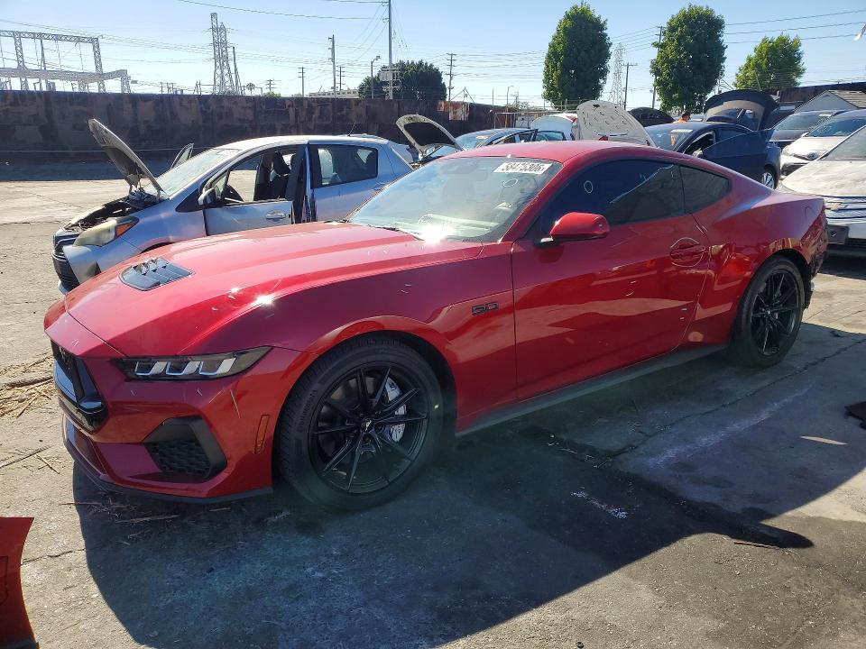 2024 Ford VIN 1FA6P8CF4R5407149 COPART salvage auction — REAR END, Ca - Salvage Certificate, sold $18,500 on 2026-07-31 (photo 1)
