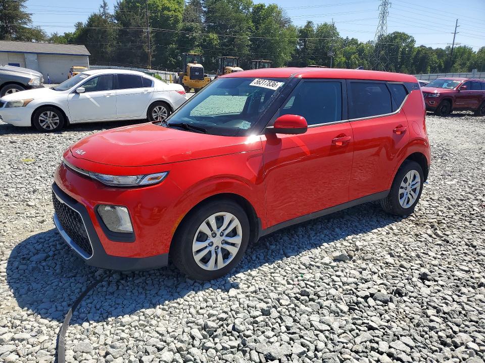 2022 Kia VIN KNDJ23AU0N7165157 COPART salvage auction — FRONT END, Nc - Salvage Certificate Of Title, sold $150 on 2026-07-29 (photo 1)