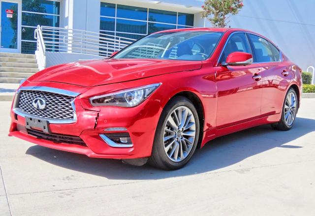 2023 Infiniti Q50 VIN JN1EV7BP1PM512690 COPART salvage auction — ALL OVER, Ca - Salvage Certificate (P), sold $9,000 on 2026-07-07 (photo 2)