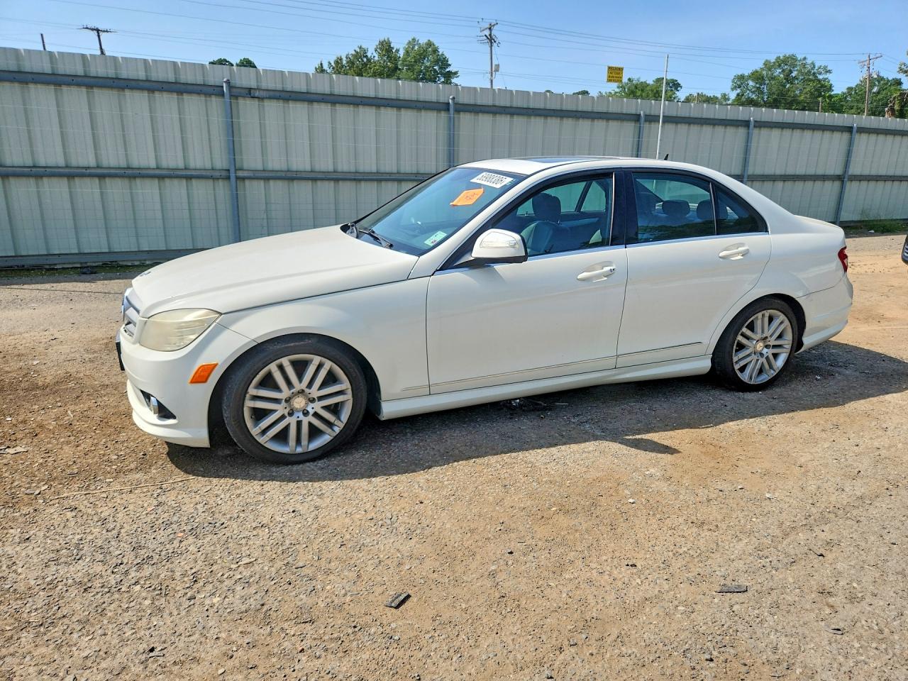 2009 Mercedes-Benz C-Class VIN WDDGF54X39R047586 COPART salvage auction — Hail, LA - CERTIFICATE OF TITLE, sold $450 on 2026-07-09 (photo 1)