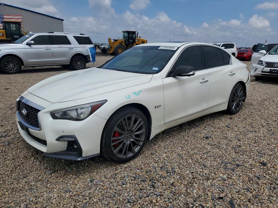 2019 Infiniti Q50 VIN JN1FV7ARXKM800515 COPART salvage auction — REAR END, Tx - Salvage Vehicle Title, sold $8,800 on 2026-07-14 (photo 1)